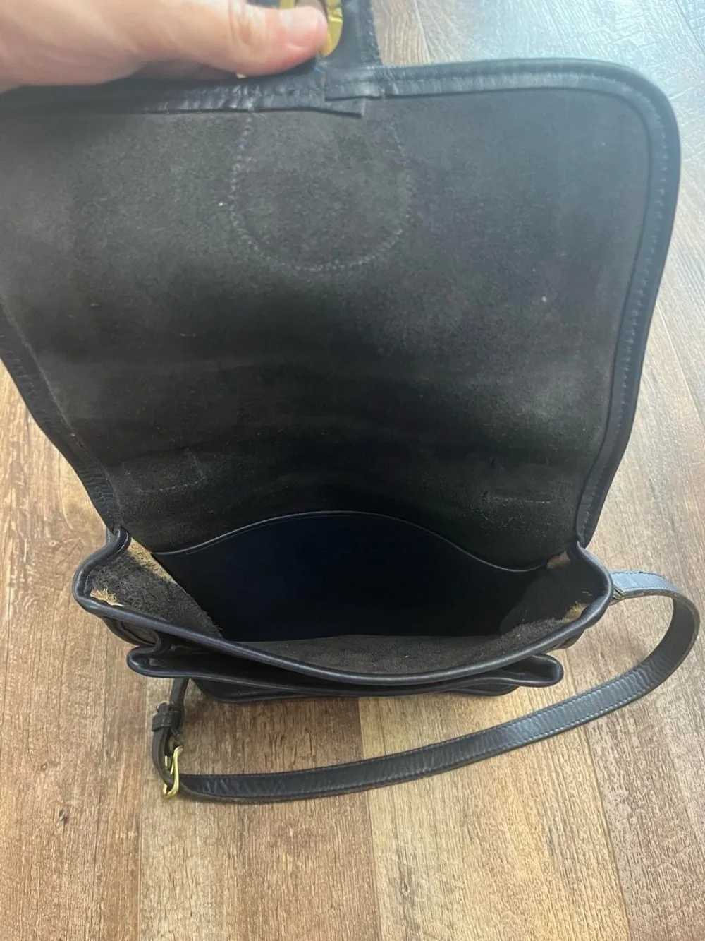 Vintage coach station bag